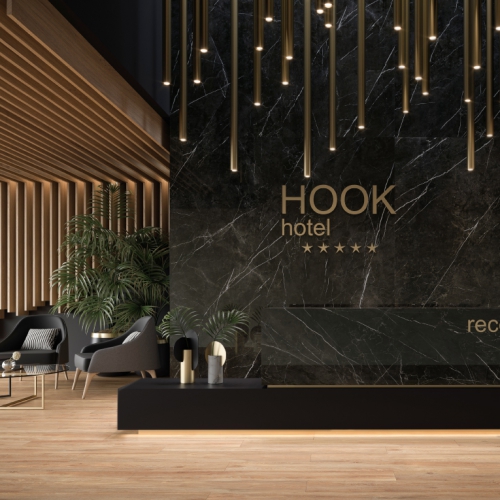 希爾登大理石磁磚-帝璽黑-亮面