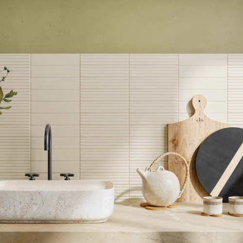 塔蘭托地鐵磚-珍珠米-霧面