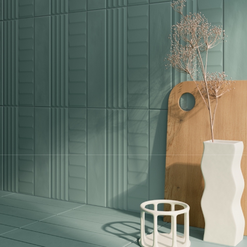 塔蘭托地鐵磚-海洋藍-霧面