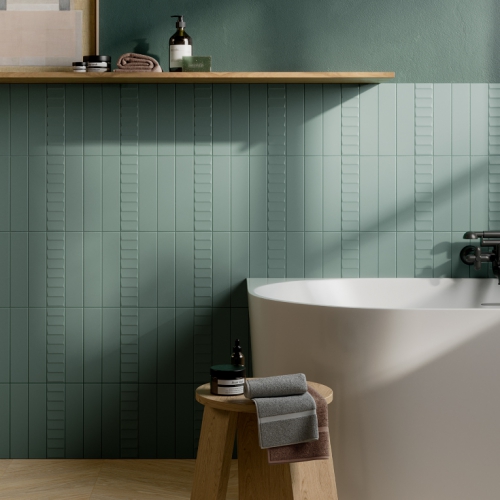 塔蘭托地鐵磚-海洋藍-霧面