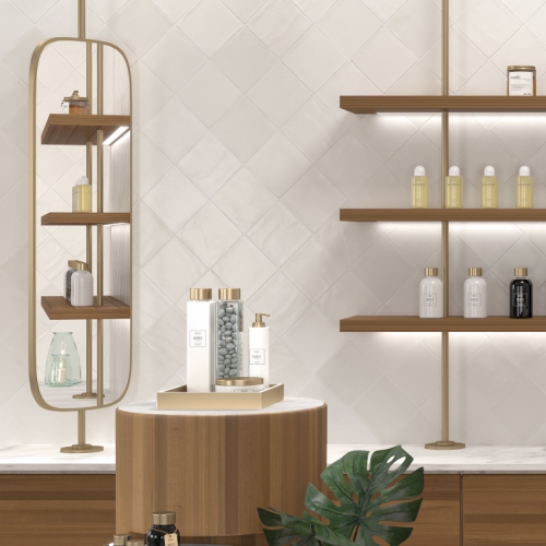 聖安娜純白素磚-亮面