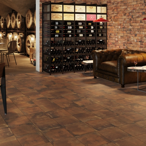 費南多復古磚-赤陶紅