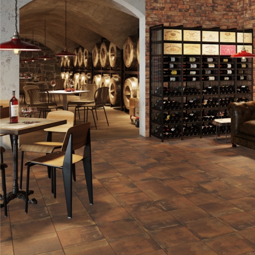 費南多復古磚-赤陶紅