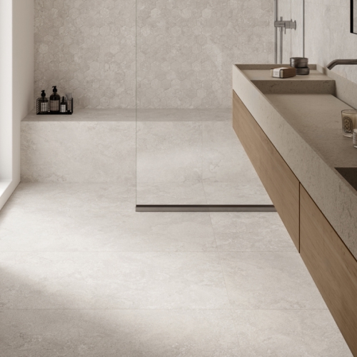 芬洛萊姆石磁磚-白