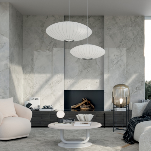 貝加莫安格拉珍珠大理石薄板磚-亮面