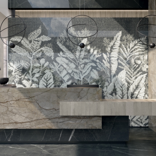 馬賽克藝術拼花薄板磚-亮面