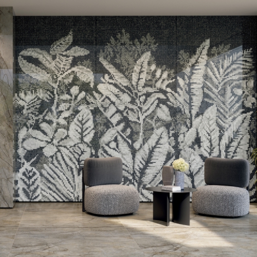 馬賽克藝術拼花薄板磚-亮面