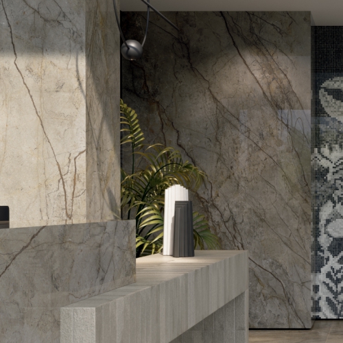 夏目漱石大理石薄板磚-亮面