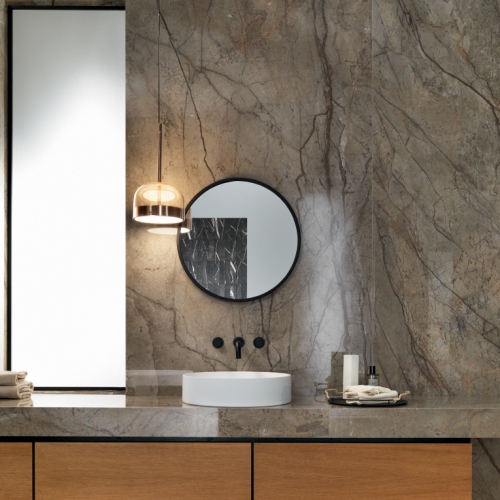 夏目漱石大理石薄板磚-亮面