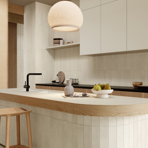 卡塔洛塗料磚-粉光白-霧面