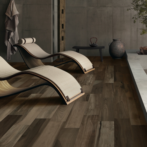 聖保羅胡桃木紋磚-深棕