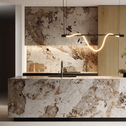 潘朵拉奢石薄板磚-晶透亮面