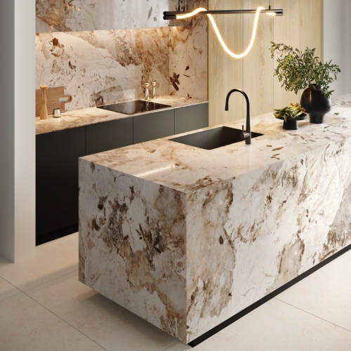 潘朵拉奢石薄板磚-晶透亮面