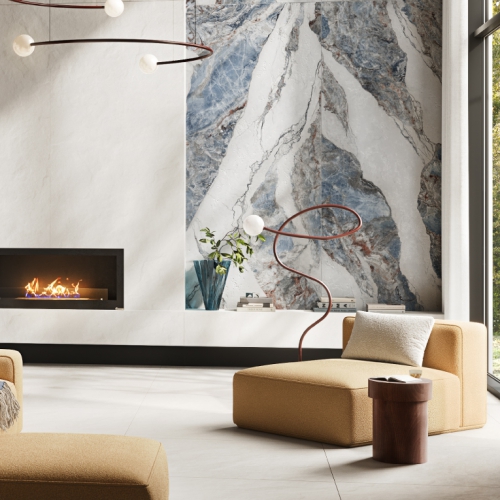 梵蒂岡奢石薄板磚-藍冰玉-3D霧面