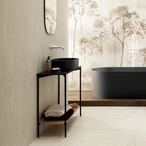 威靈頓藝術塗料磚-珍珠米-3D霧面