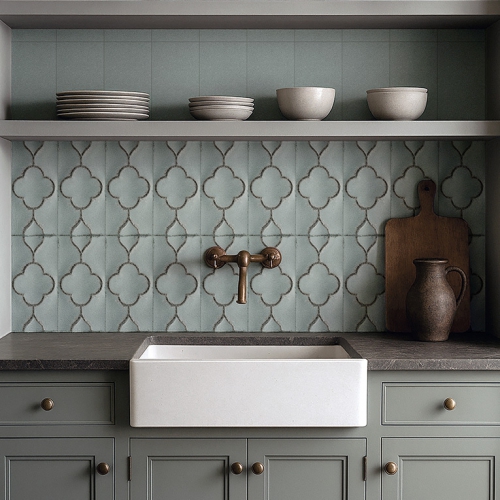 馥瑪薇義式幸運草花磚