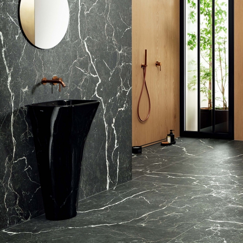 維洛納黑雲石薄板磚-3D霧面