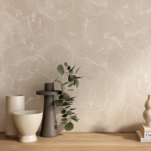 科蒂亞大理石六角磚