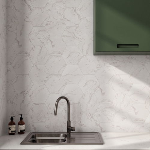 科蒂亞大理石六角磚