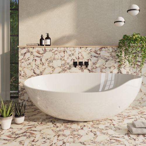 科蒂亞大理石六角磚