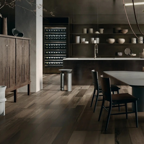 聖保羅胡桃木紋磚-深棕