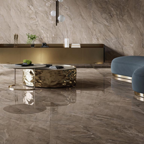 伊澤爾大理石磁磚-摩卡棕-半拋面