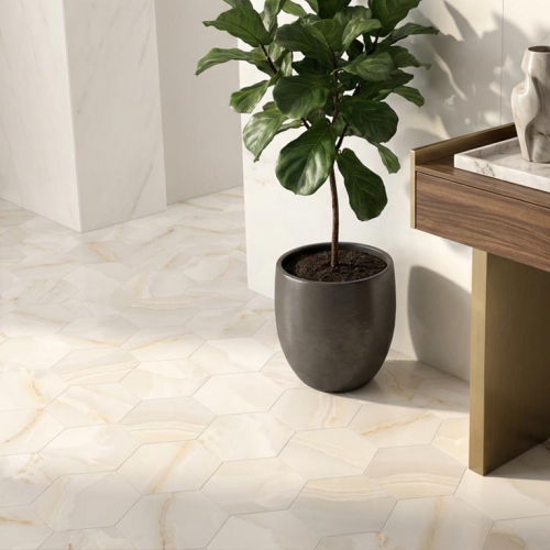 奧尼斯玉石六角磚