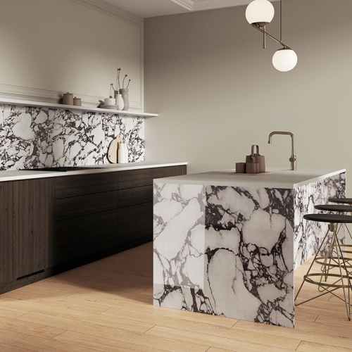 寶格麗紫大理石薄板磚-亮面