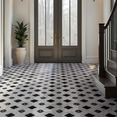 芙洛亞大理石八角花磚