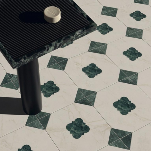 芙洛亞大理石八角花磚