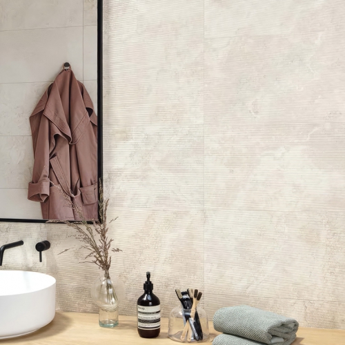 塔雷斯萊姆石線條磚-靜域白