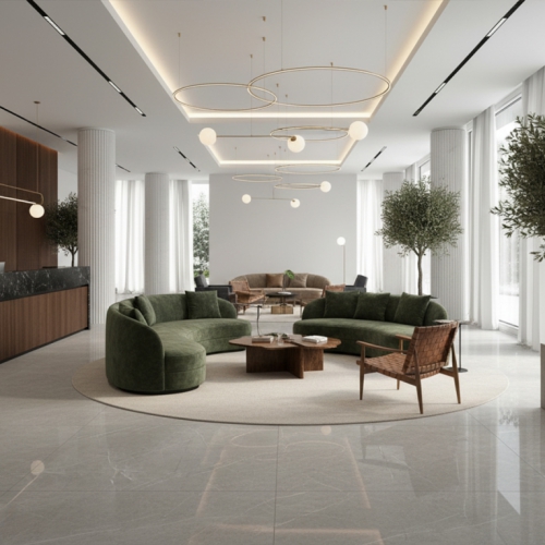 愛馬仕灰大理石磁磚